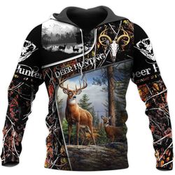 183THHHT-DEER HUNTING 3D ALL OVER PRINT