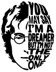 John Lennon Imagine FREE SVG