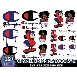 Chanel Dripping Logo SVG, Champion Logo, Champion SVG, Champion Logo PNG, Brand Logo, Famous Logo , Logo Designs