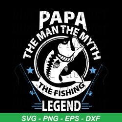 The Man The Myth The Fishing, Fathers Day Svg, Happy Fathers Day, Father Gift, Go Fishing Svg, Fish Svg, Love Fiashing,