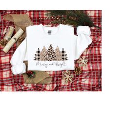Merry Christmas Sweatshirt, Christmas Tree Shirt, Christmas  Gift, Christmas Shirt For Women, Christmas Family Sweatshir