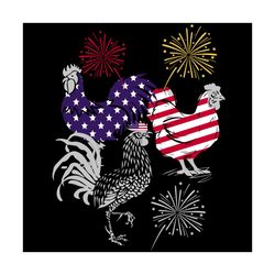 America Chicken, Independence Day Svg, 4th Of July, Patriotic Svg, Firework Svg, Firework Vector, America Flag, America