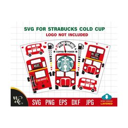 Bus Driver svg, Driver Fuel svg, Starbucks cup svg, London Bus Driver gift Starbucks cup, Instant Download png ,dxf, svg for cricut.