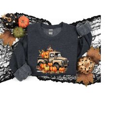 Fall Pumpkin Truck Shirt, Fall Pumpkin Truck Tee, Autumn Vibes, Autumn Shirt, Fall Shirt, Pumpkin Shirt