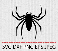 Spider SVG,PNG,EPS Cameo Cricut Design Template Stencil Vinyl Decal Tshirt Transfer Iron on