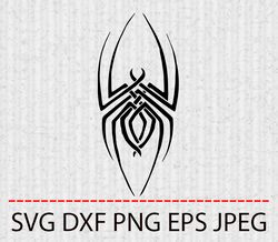 Spider SVG,PNG,EPS Cameo Cricut Design Template Stencil Vinyl Decal Tshirt Transfer Iron on
