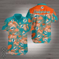 National football league miami dolphins hawaiian shirt &8211 Maria