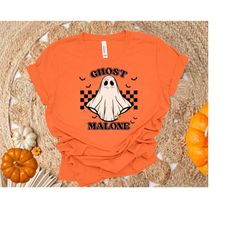 Halloween Ghost Malone Shirt, Spooky Halloween Hoodie, Ghost Malone Sweatshirt, Cute Halloween Ghost Shirt, Funny Hallow