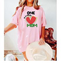 Comfort Colors One in a Melon Mom Shirts, Birthday Shirt for Mom,  Watermelon Theme Birthday Shirts, First Birthday Tee,