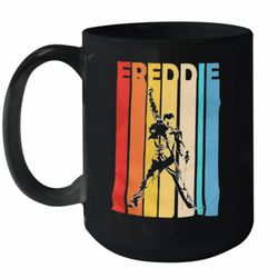 Freddie Mercury Vintage Retro Ceramic Mug 15oz