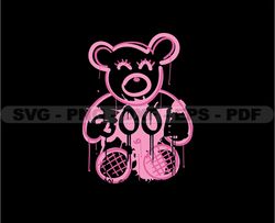 Teddy Bear Stretwear, Teddy Bear Tshirt Design, Streetwear Teddy Bear PNG, Urban, DTG, DTF 97