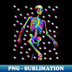 Skeleton Y2k - PNG Transparent Digital Download File for Sublimation - Defying the Norms