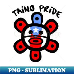 Puerto Rico Taino Pride Sun Boricua Flag - Sublimation-Ready PNG File - Unleash Your Inner Rebellion