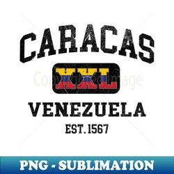 Caracas Venezuela - XXL Athletic design - Sublimation-Ready PNG File - Transform Your Sublimation Creations