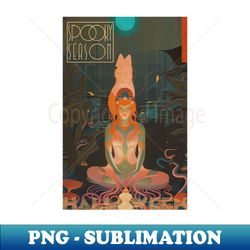 Halloween Spooky Season Tattooed Witchdoctor - Artistic Sublimation Digital File - Unleash Your Inner Rebellion