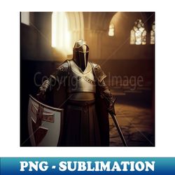 Knights Templar in The Holy Land - PNG Transparent Sublimation Design - Instantly Transform Your Sublimation Projects