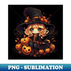 Cute little witch aesthetic halloween - Exclusive PNG Sublimation Download - Unleash Your Inner Rebellion