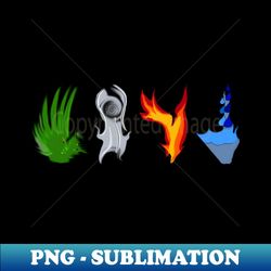 The 4 Elements - Digital Sublimation Download File - Create with Confidence