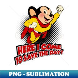 MIGHTY MOUSE - Saves the day 20 - High-Quality PNG Sublimation Download - Instantly Transform Your Sublimation Projects