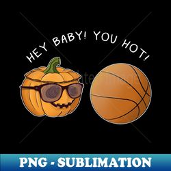 short sighted pumpkin - basketball love- halloween humor - premium png sublimation file - create with confidence