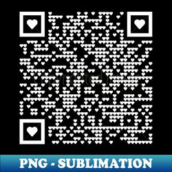 Rick Roll QR Code Rick Ashley Never gonna give you up - Unique Sublimation PNG Download - Enhance Your Apparel with Stunning Detail