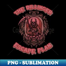 the dillinger escape plan - black bubblegum - signature sublimation png file - capture imagination with every detail