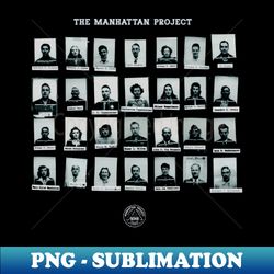 the manhattan project - ww2 atomic bomb - high-quality png sublimation download - vibrant and eye-catching typography