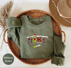 Vintage The Grinch Christmas Sweatshirt, Christmas Sweatshirt, Merry Christmas Sweatshirt, Funny Grinchmas Crewneck