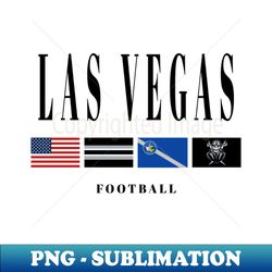 Las Vegas Football Vintage Flag - Retro PNG Sublimation Digital Download - Spice Up Your Sublimation Projects