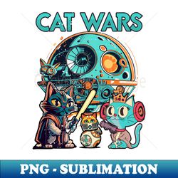 Cat Wars - Creative Sublimation PNG Download - Instantly Transform Your Sublimation Projects