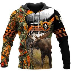 90THHHT-MOOSE HUNTING CAMOUFLAGE 3D ALL OVER PRINT