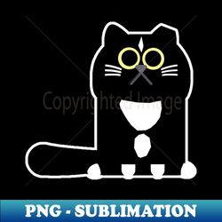 Tuxedo Cat - Creative Sublimation PNG Download - Instantly Transform Your Sublimation Projects