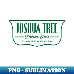 Joshua Tree National Park Shield - Green - Elegant Sublimation PNG Download - Bring Your Designs to Life