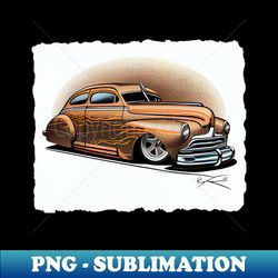 Retro Car - Sublimation-Ready PNG File - Bring Your Designs to Life