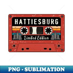 Retro Hattiesburg City - Vintage Sublimation PNG Download - Perfect for Sublimation Art