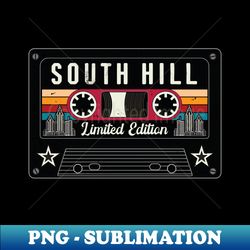 Retro South Hill City - High-Resolution PNG Sublimation File - Boost Your Success with this Inspirational PNG Download