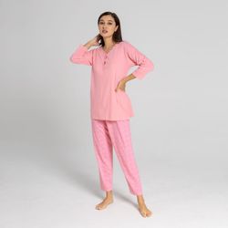 IFG Pajama Set In Pink
