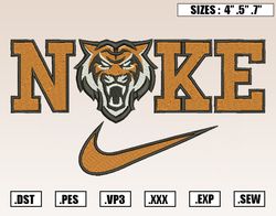 Nike x Idaho State Embroidery Designs, NCAA Embroidery Design File Instant Download