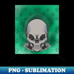 Alien Skull - Aesthetic Sublimation Digital File - Revolutionize Your Designs
