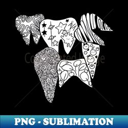 molar galaxy - decorative sublimation png file - add a festive touch to every day