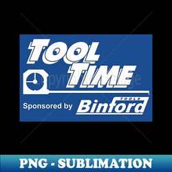 Binford Tools Tool Time Logo Design - PNG Transparent Digital Download File for Sublimation - Instantly Transform Your Sublimation Projects