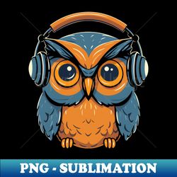 Musical Owl - Vintage Sublimation PNG Download - Transform Your Sublimation Creations