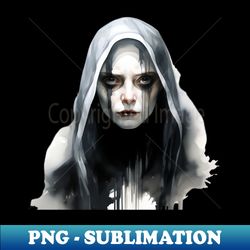 Halloween scary nun - Modern Sublimation PNG File - Enhance Your Apparel with Stunning Detail