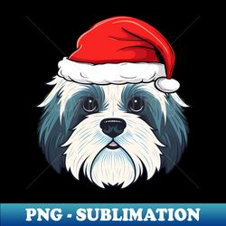 Santa Havanese Christmas Puppy Dog Lover - Sublimation-Ready PNG File - Add a Festive Touch to Every Day