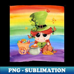 Leprechaun little girl - Modern Sublimation PNG File - Unleash Your Creativity