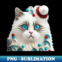 Cat Garland - Retro PNG Sublimation Digital Download - Boost Your Success with this Inspirational PNG Download