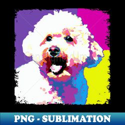 Bichon Fris Pop Art - Dog Lover Gifts - PNG Transparent Sublimation File - Revolutionize Your Designs
