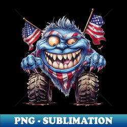 Celebrating July 4th in Beastly Style - PNG Transparent Sublimation File - Vibrant and Eye-Catching Typography