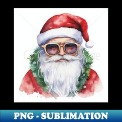 Cool Santa - Creative Sublimation PNG Download - Create with Confidence