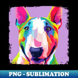 Bull Terrier Pop Art - Dog Lover Gifts - Vintage Sublimation PNG Download - Transform Your Sublimation Creations